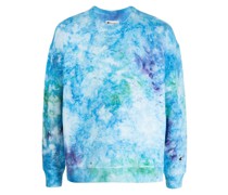 Sweatshirt mit Batikoptik