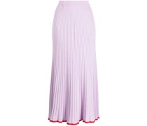 Felicia contrasting-trim knitted skirt