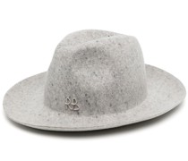 Fedora mit Logo-Stickerei