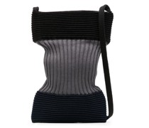 Gerippte Strata Schultertasche