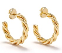 Sonia hoop-design earrings