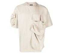 T-Shirt mit aufgesetzten Taschen