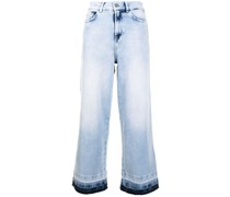 Weite Cropped-Jeans