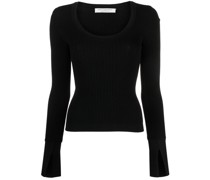 Pullover mit Lochstrickmuster