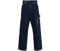 A-COLD-WALL* Weite Jeans mit Logo-Print