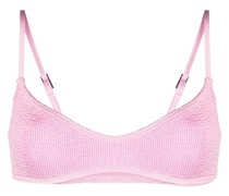Bikinioberteil mit Knitteroptik