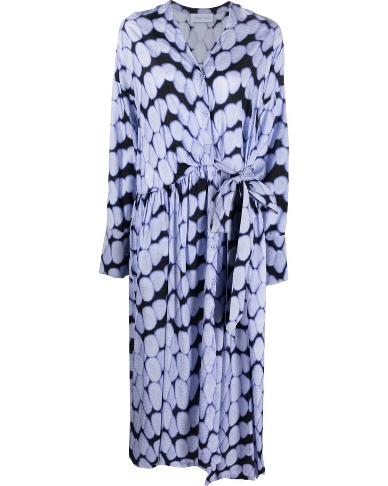 christian wijnants Damen Kleid mit V-Ausschnitt christian wijnants Damen Kleid mit V-Ausschnitt