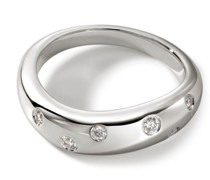 Surf Band Ring mit Diamanten