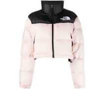 Gefütterte Nuptse Cropped-Jacke