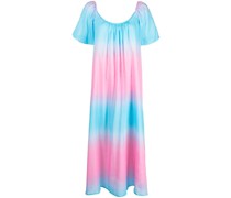 Gestreiftes Olympia Maxikleid