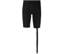Hoch sitzende Jeans-Shorts