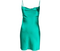 Minikleid mit drapiertem Ausschnitt