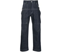 Rivetti Jeans mit Cargo-Taschen