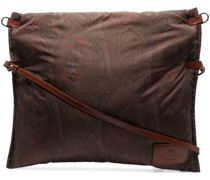 Schultertasche mit Paisley-Print