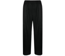Plissierte Cropped-Hose