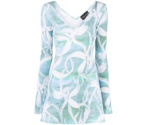 Minikleid mit Blumen-Print