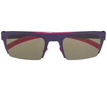 Sonnenbrille mit eckigen Gläsern