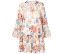 Lara Minikleid mit Blumen-Print