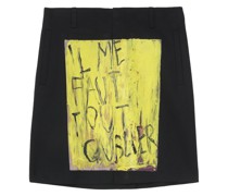 Rock mit grafischem Print