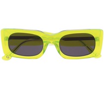 Sonnenbrille mit transparentem Gestell