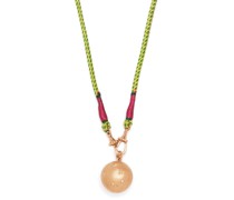 18kt Heartbeat Orb Rotgoldhalskette mit Diamanten