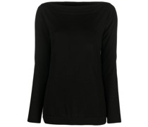 Pullover mit weitem Kragen