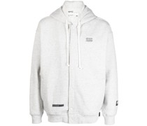 Kapuzenjacke mit Logo-Stickerei