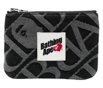 A BATHING APE® Portemonnaie aus Monogramm-Jacquard