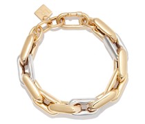 Breites 14kt Goldarmband