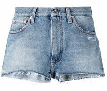 Ausgefranste Jeans-Shorts