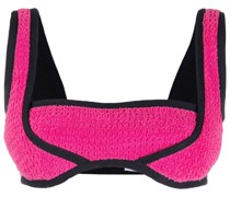 Cropped-Top mit Jacquardmuster