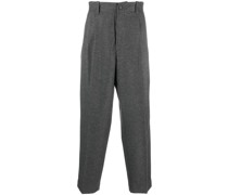 Melierte Tapered-Hose