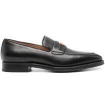 Plume leather loafers
