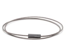 11g polished triple cable bracelet