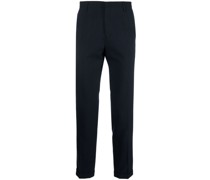 mid-rise straight-leg trousers