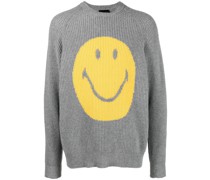 Pullover mit Smiley-Print