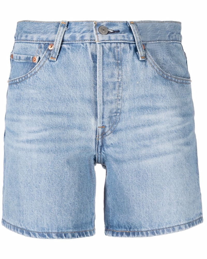 levis distressed denim shorts