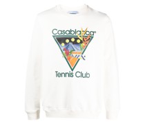 Sweatshirt mit "Tennis Club"-Print