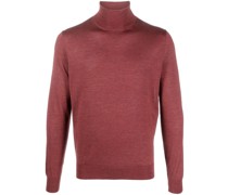 Fein gestrickter Rollkragenpullover