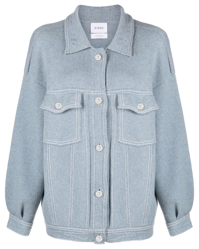 Barrie Damen Geknöpfte Jacke