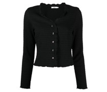 Cardigan mit langen Texturen