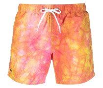 Badeshorts mit Batikmuster