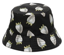 x Sorayama strawberry-print bucket hat