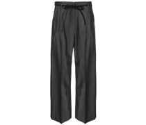 Wide-Leg-Hose mit Falten
