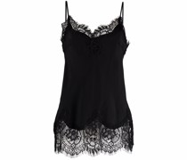 Camisole-Top mit Spitzenbesatz