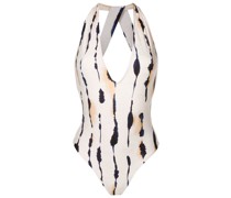 Badeanzug mit abstraktem Print