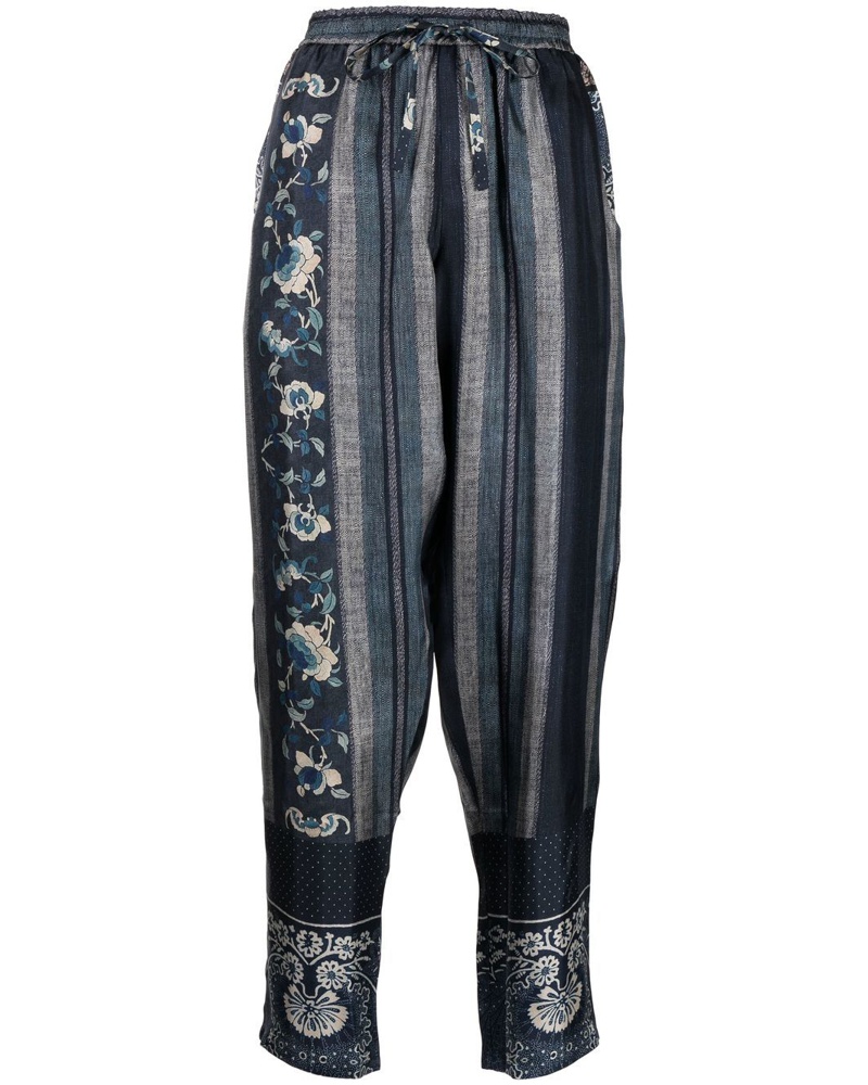Pierre-Louis Mascia Damen Tapered-Hose mit Print