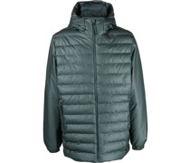 hooded padded puffer jacket