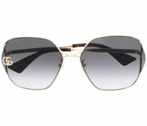 Oversized-Sonnenbrille mit GG