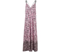 Maxikleid mit Animal-Print